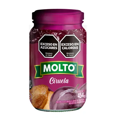 MERMELADA CIRUELA MOLTO 454 G