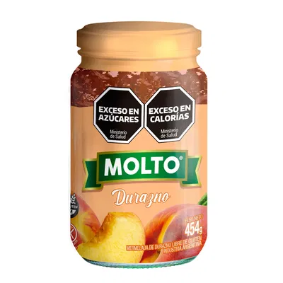 MERMELADA DURAZNO MOLTO 454 G