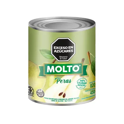  PERAS EN MITADES MOLTO 820 G