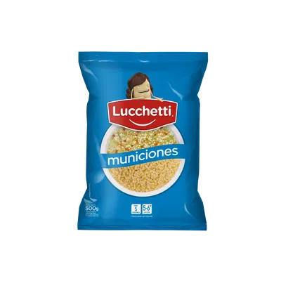 FIDEOS MUNICIONES LUCCHETTI 500 G