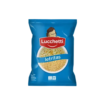 FIDEOS LETRITAS LUCCHETTI 500 G
