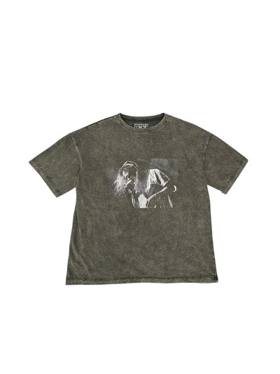 Remera Boxy Stonewash - Airbag Mamba Negra