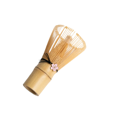 Set Ritual Edición Flor: Batidor Flor + Chashaku + Naoshi + Tamizador: Celeste