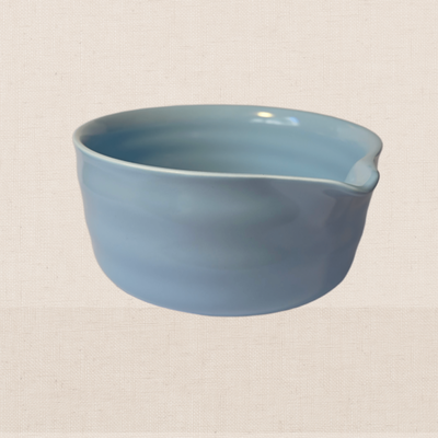 Set de Ceremonia Completo: Chawan + Chasen + Chashaku + Naoshi: Celeste