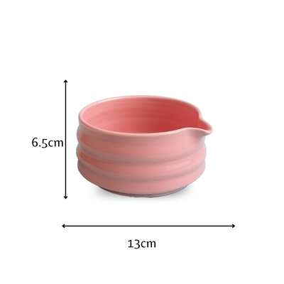 Set de Ceremonia Master: Chawan + Chasen + Naoshi + Chashaku + Tamizador: Rosa