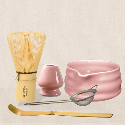 Set de Ceremonia Master: Chawan + Chasen + Naoshi + Chashaku + Tamizador