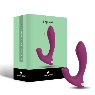 EQUINOX vibración + pulsaciones Doble estimulacion USB