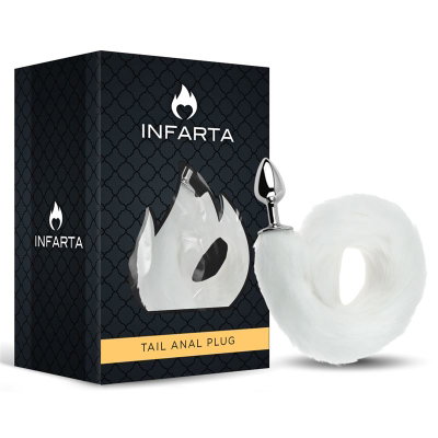 Plug cola larga Talle S color BLANCO