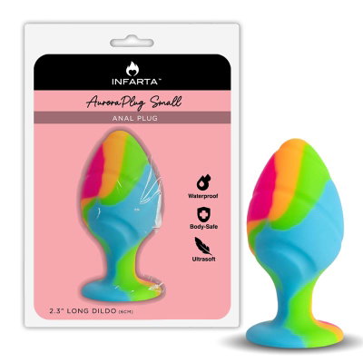 PLUG AURORA TALLE S MULTICOLOR 6X2,8CM
