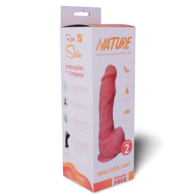 DILDO NATURE 2 CON TESTICULOS 17x4cm