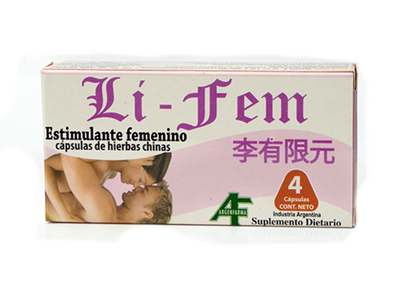 Vigorizante LI FEM x4 para ellas