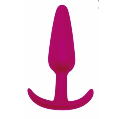 Plug dilatador anal silicona talle S 6x2,5cm con tope
