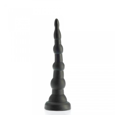 Dilatador anal PLATINUM INEXPULSABLE S NEGRO 14 cm x 2,5 Ø