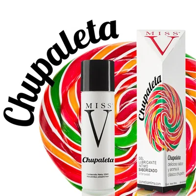 Lubricante MISS V saborizado CHUPETIN 50ml