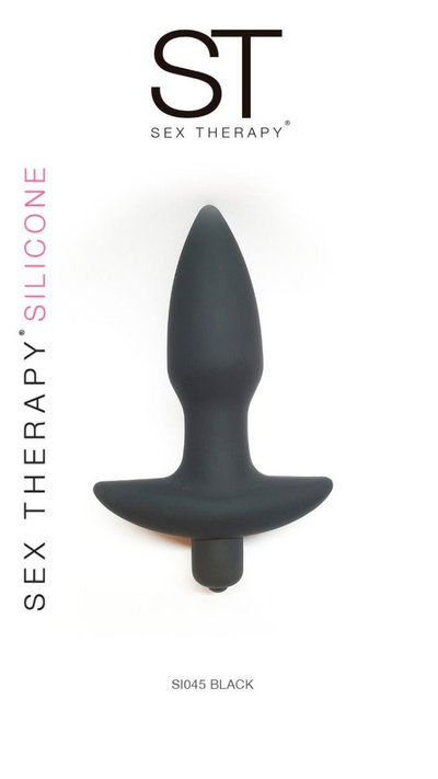 Plug anal CON VIBRO de silicona a pilas 12,2x3,5cm