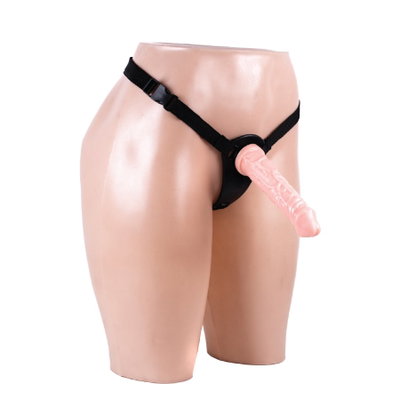 Arnes + dildo 18x3cm cinto regulable 