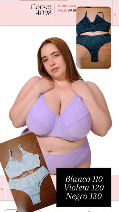 Conjunto LYCRA PLUS SIZE varios colores