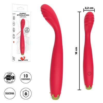 Mensa usb Estimulador de punto G con 10 modos de vibracion 