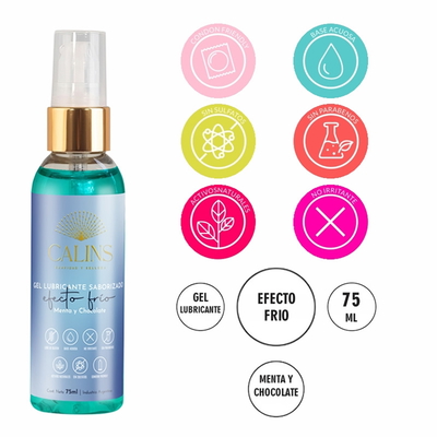 GEL calins EFECTIO FRIO CON SABOR MENTA Y CHOCOLATE 75 ML