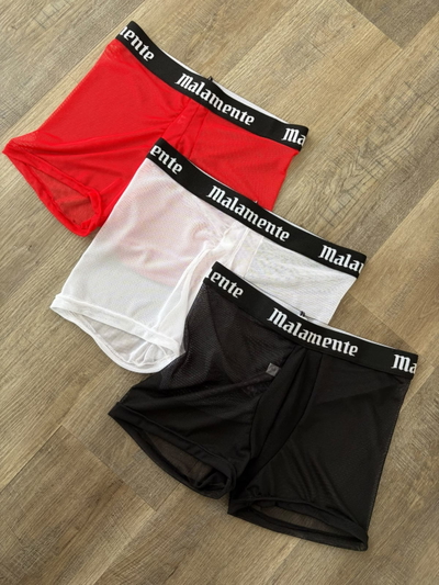 Bóxer de tul BLANCO ROJO O NEGRO del 40 al 54
