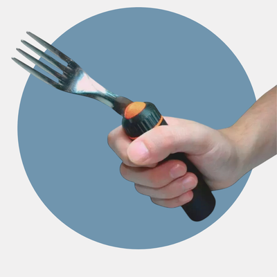 Cubierto direccionable con mango engrosado