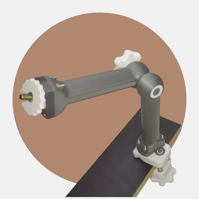 Brazo articulado para pulsadores – Soporte flexible con rosca 1/4"