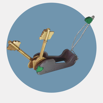 Adaptador para llaves comunes tipo navaja suiza – Modelo para 1, 2 o 3 llaves.