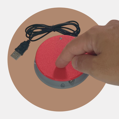 Pulsador USB – Con cable o Inalámbrico | Botón de acceso