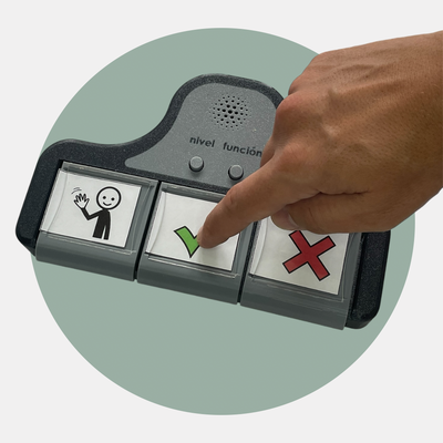 disCom lvls+ – Comunicador Grabable por Niveles y Secuencial con Salida de Voz