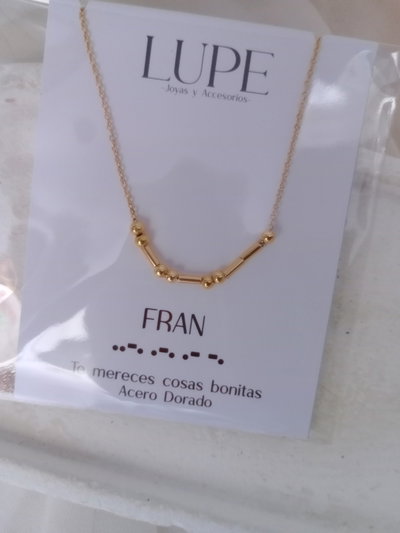 Colgante Codigo Morse - Personalizados