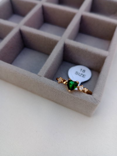 Anillo Mary verde