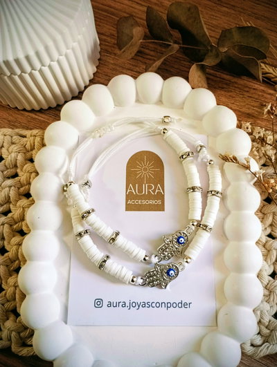 Pulsera Silver | Blanca 