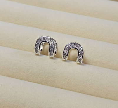 Aros | Acero Blanco y micropavé 