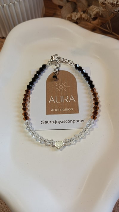 Pulsera Cuore | Cristal Cobre 