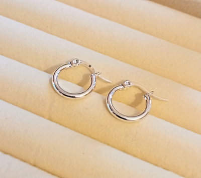 Argollas clásicas | Acero Blanco 