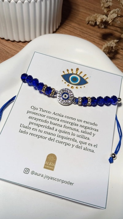 Pulsera Cristal & Hilo 