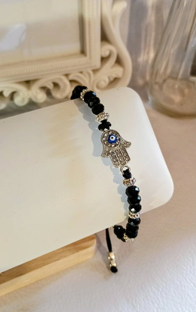 Pulsera Luz • Cristal Negro 