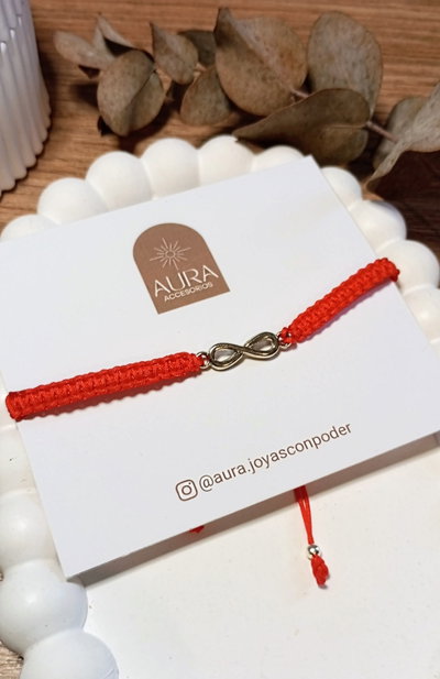 Pulsera tejida • Infinito 
