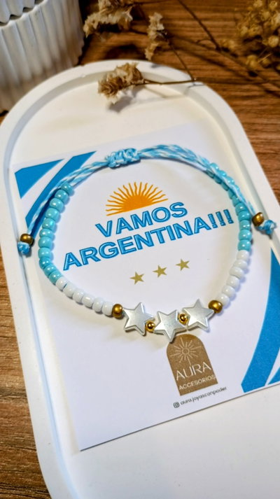 Pulsera Estrellas Perladas • ARG •