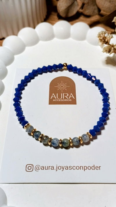 Pulsera con piedra Sodalita 