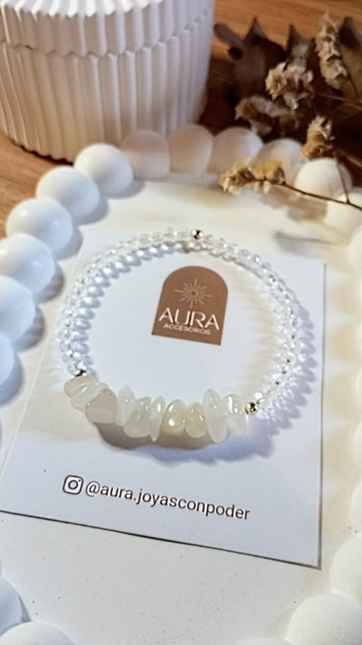 Pulsera Cuarzo Blanco 