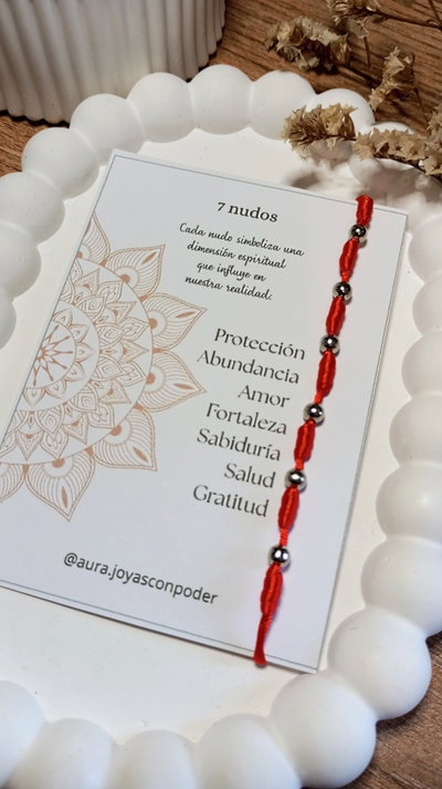 Pulsera 7 nudos 