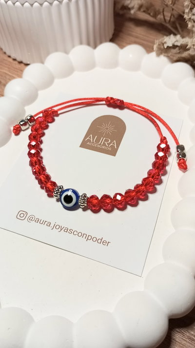 Pulsera Cristales • Ojo Turco 