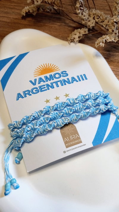 Pulseras x3 tejidas • ARG •