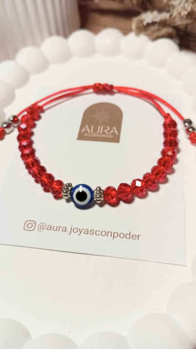Pulsera Cristales • Ojo Turco 