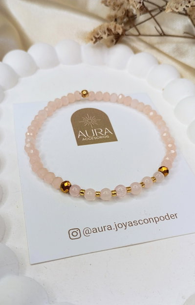 Cuarzo Rosa • Pulsera 
