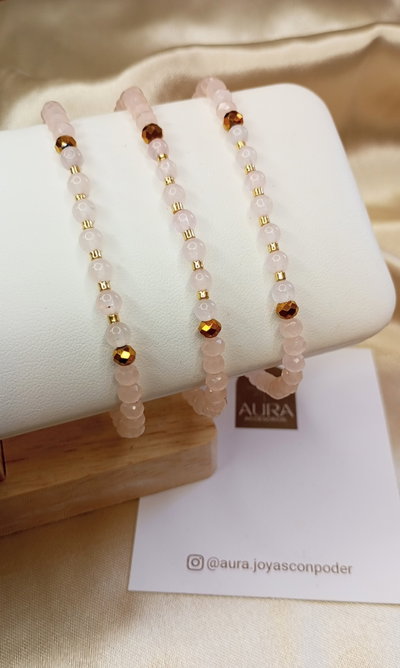 Cuarzo Rosa • Pulsera 