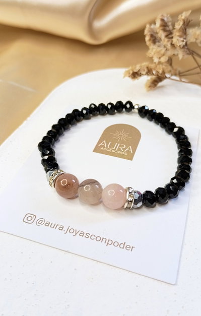 Mix Piedras Naturales • Pulsera 