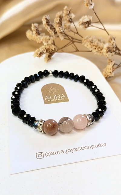 Mix Piedras Naturales • Pulsera 