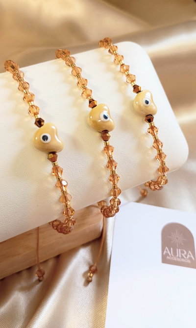 Corazón Cerámica • Pulsera 